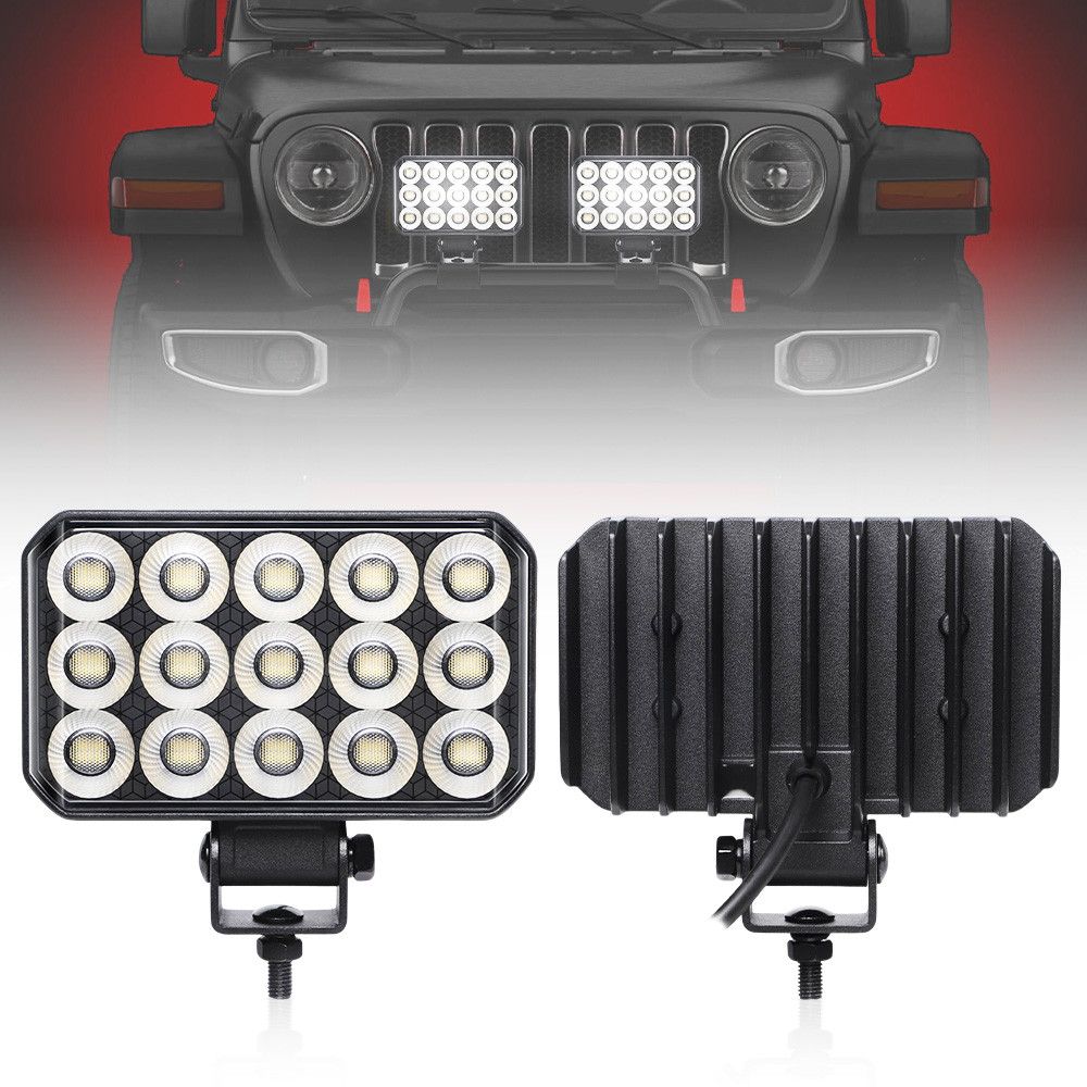 products/1530/LED RADNO SVETLO ZA KAMIONE.jpg - LED REFLEKTOR - RADNO SVETLO 15.25x9.2cm 90W - Xenon Svetla Beograd